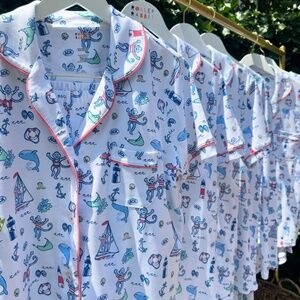 Roller Rabbit SOLD OUT NANTUCKET Pajamas NWT SIZE S
